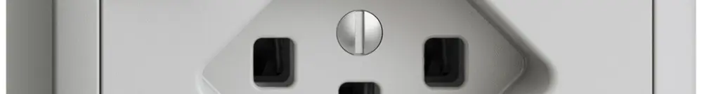 Prise AP EDIZIOdue T23 FI 30mA gris clair 