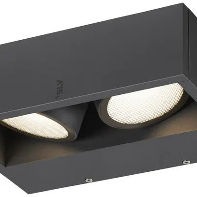 Applique LED SLV ESKINA 27W 2200lm 830/840 IP65 direct/indirect 95° anthracite 