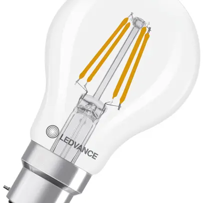 Lampe LED LEDVANCE CLASSIC A B22d 3.4W 470lm 827 type A clair Ø60×104mm 