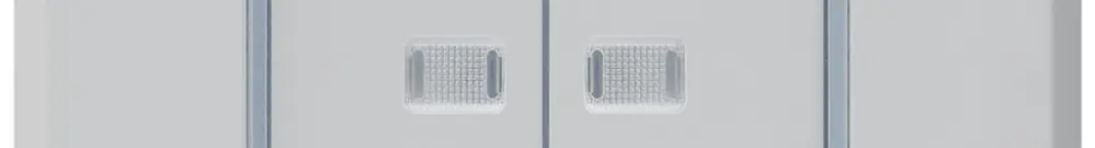Contatto pulsante INC robusto IP55 2×1P grigio 2×illuminato per combinazione 