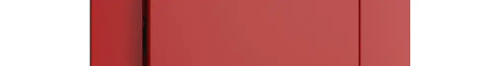 Kit di copertura EDIZIOdue interruttore/tasto 1 tasto 60×60mm rosso 