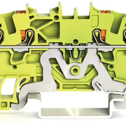Borne de protection WAGO TOPJOB-S 1.5mm² 4L vert/jaune série 2201 