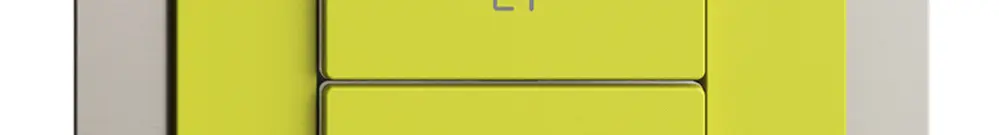 UP-Szenentaster 2 Szenen vertikal/2T WLAN Edue Wiser lemon 