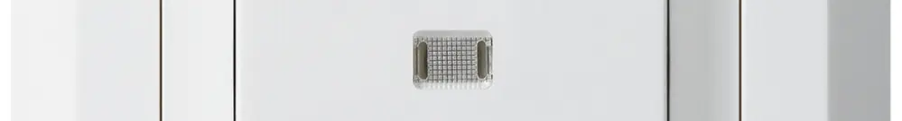 Pulsante luminoso INC kallysto.line A-R/2P bianco 