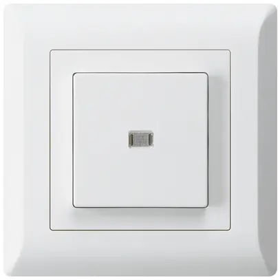 Pulsante luminoso INC kallysto.line A-R/2P bianco 