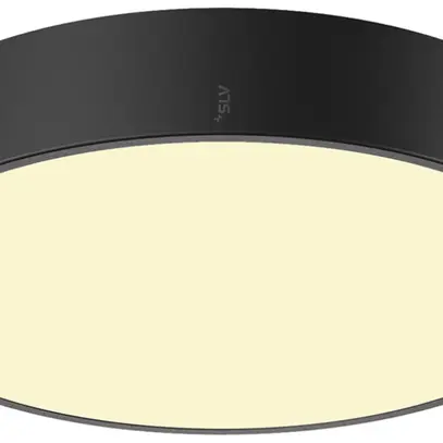 Plafonnier LED SLV MEDO 40 20W 2350lm 927/930/940 IP50 VAR Ø380mm noir 