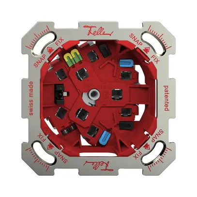 UP-Steckdose Feller SNAPFIX® 3×T23 mit LED 
