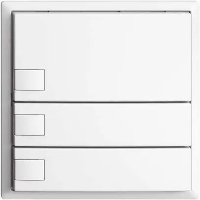 Pulsante KNX RGB EDUE, 250mW, s.LED, 3×pulsante, com.1×tasto, bi 