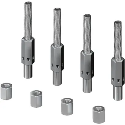Elemento di livellamento Rittal VX 8100.711 200mm grigio 4pz 
