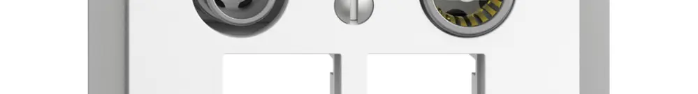 Presa multimedia INC EDIZIOdue FM.TE EASYNET 11dB, p.2×RJ45 S-One, bianco 