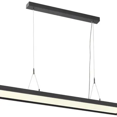 Luminaire suspendu LED SLV WORKLIGHT DALI 57W 5000lm 4000K 260×1200mm noir 