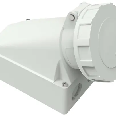 AP-Wandsteckdose Bals CEE TE 63A 5P >50V 1h IP67 Ni 118×170mm 