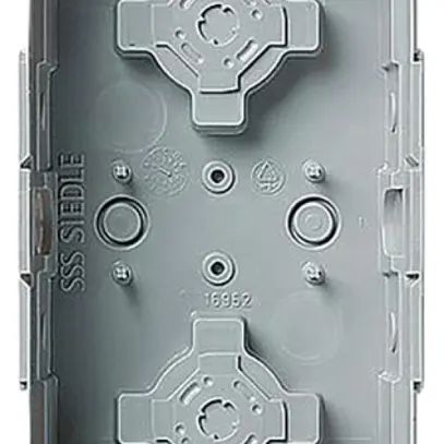 Boîtier ENC Siedle, matière plastique, 100×200×50mm, gris 
