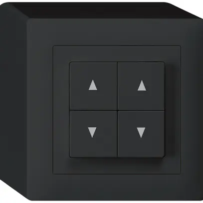 Interrupteur pour stores AP kallysto noir avec 4 touches 