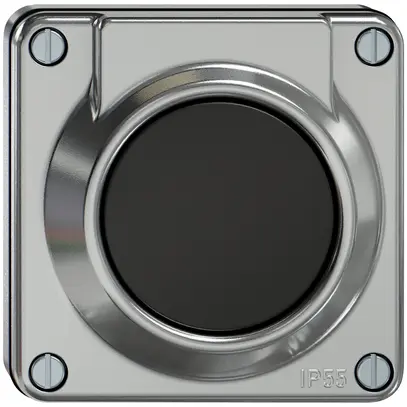 Tasto a pulsante di suoneria INC ELEMENT SNAPFIX® 87×87×19mm all 