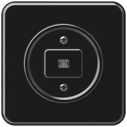 Interrupteur à poussoir lumineux ENC origin sch 6 LED 92×92mm noir 