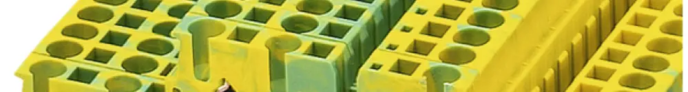 Morsetto di passaggio 0.08…4mm² verde/giallo STTB 2.5-TWIN-PE 