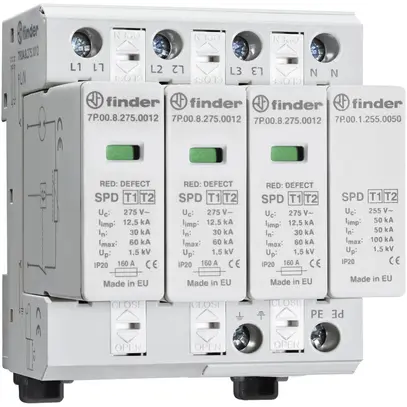 Parasurtension AMD Finder 7P.04, type 1+2, 3L/N 160A, TN-S/ TT 