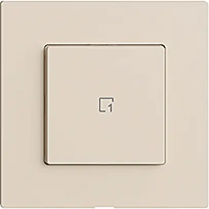 Pulsante scena 1 scena/1T Edue Wiser crema 