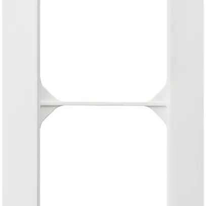 Cadre de recouvrement ENC kallysto.trend 2×1 blanc 94×154mm 
