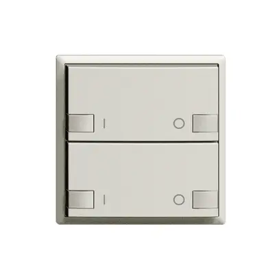 Kit frontal ON-OFF 2c/2t ZEP 60×60mm gris clair 