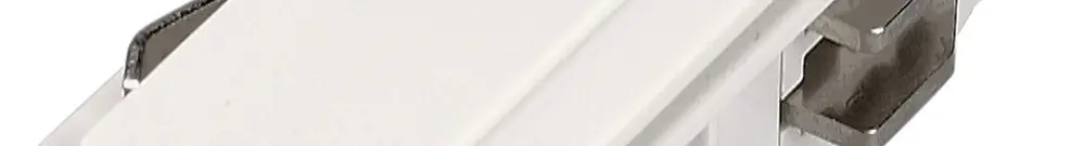 Raccord longitudinal SLV pour rail conducteur AP EUTRAC 3-phases, blanc 