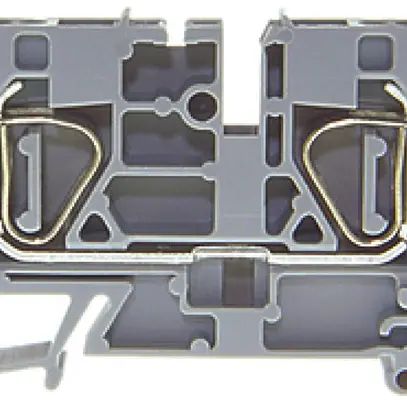 Morsetto di passaggio componibile Woertz 0.5…6mm² 50A 600V molla 2×1 DIN 35mm gr 