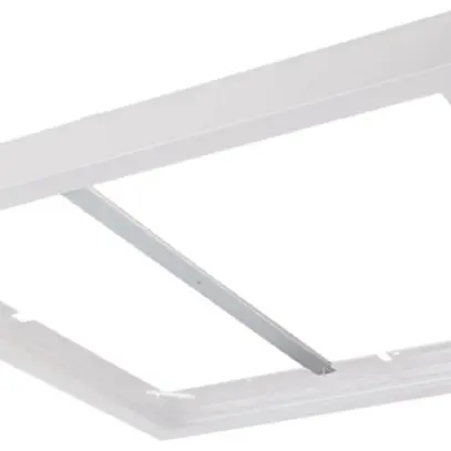 Anbaurahmen SG Sense Aluminium 604×604×48mm weiss 