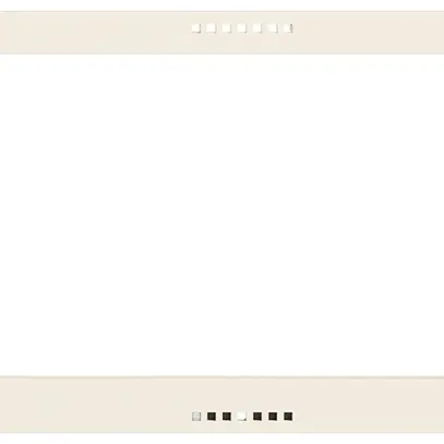 Plaque frontale EDIZIOdue pour KNX-Panel 7" crema 