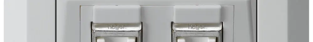 Presa INC kallysto.line C cat.6 2RJ45/s grigio chiaro 