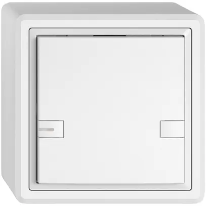 Pulsante KNX RGB AP EDIZIO.liv SNAPFIX® sensore temp.RGB-LED 1× com.2T bi 
