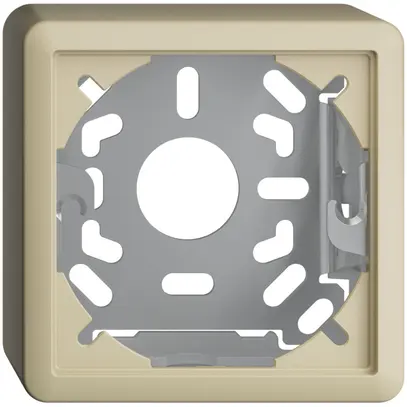Cappa con piastra di base 39mm EDIZIOdue vanille 