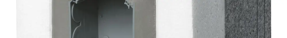 Support d'appareil avec boîte d'encastrement grd.1/E, 220…240mm 