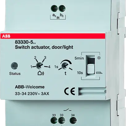 Actionneur de commutation AMD ABB-Welcome porte/lumière 
