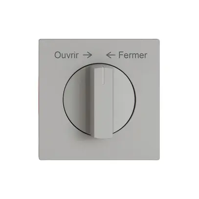 Montageset EDIZIO.liv SNAPFIX® f.Schwenktaster m.Griff Ouvrir → ← Fermer hgu 
