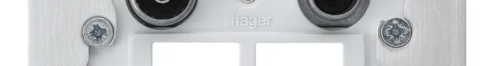 Intérieur pour prise antenne R/TV HMS Hager montage F 23dB 