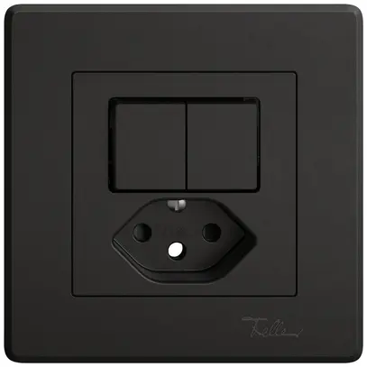 Kit de montage ENC EDIZIO.liv SNAPFIX® p.combi.T13 a.2 boutons shutter no 