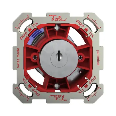 Interruttore rotativo INC Feller SNAPFIX® invert.3/3L serrat.&2 chiavi 