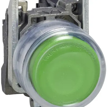 Poussoir INC avec capuchon Schneider Electric 1F vert 