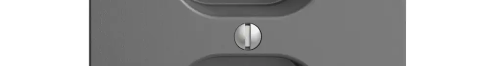 Placca frontale 2×T13 EDIZIOdue grigio scuro 