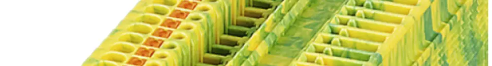 Morsetto di protezione 0.14…1.5mm² raccordo Push-in verde/giallo PT 1.5/S/1P-PE 