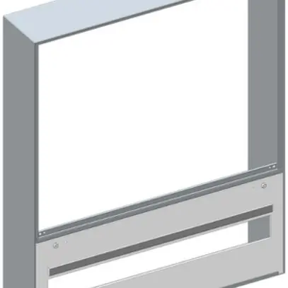 Tableau de distribution AP Hager 1 rangée ABT 506×611mm gris clair 