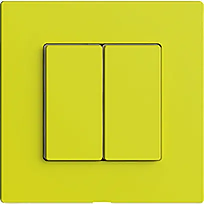 Interruttore 2K/2T WLAN Edue Wiser lemon 