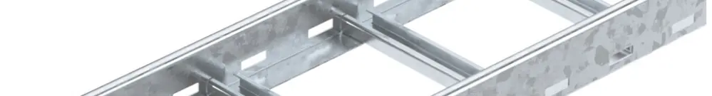Échelle de câble BET maintien de fonction 60×200×3000mm, acier zingué au feu 