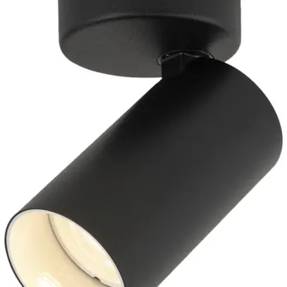 Plafonnier/applique SLV KAMI GU10 1×0…10W 114×70mm noir/blanc 