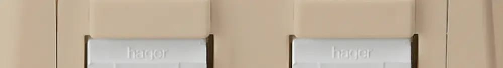 Prise ENC kallysto A cat.5e 2RJ45/u beige 