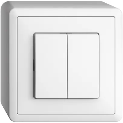 Interrupteur AP EDIZIOdue 1/3+3/1P blanc 