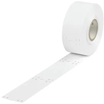 Marqueur de câble WAGO 100×15mm blanc 800 pcs/bobine vierge 