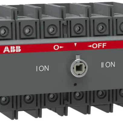 Commutatore di carico AMD ABB OT100F3C, 3P 100A/690V, commutazione aperta I-O-II 