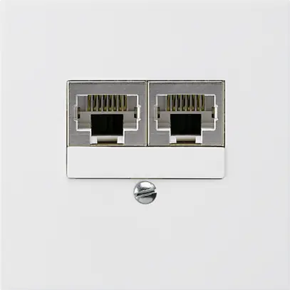 Scatola INC kallysto 2×RJ45s separato bianco 